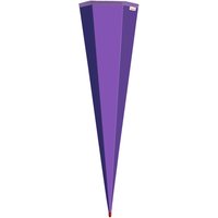 ROTH Schultüten-Rohling ohne Verschluss, 850 mm, lila