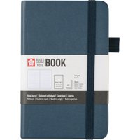 SAKURA Notizbuch, 90 x 140 mm, liniert, indigo dunkel