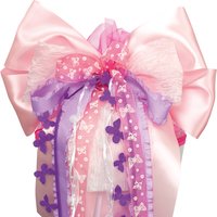 ROTH XXL-Schultütenschleife, Fluffy Butterfly, rosa/lila