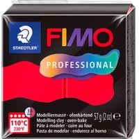 FIMO PROFESSIONAL Modelliermasse, ofenhärtend, 57 g, rot