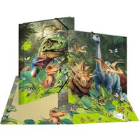 HERMA Eckspannermappe, Dino World, Karton, DIN A4 – Bild 2