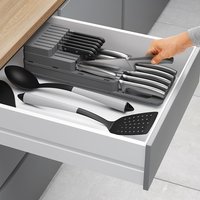 metaltex Messer-Organizer Blade-Fit, aus PP, grau