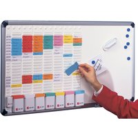 nobo Weißwandtafel mit Wochenplaner, (B)910 x (H)490 mm
