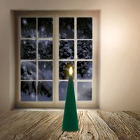 LED-Kegelkerze mit Timerfunktion, Höhe ca. 20,5 cm – Bild 2
