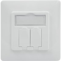 DIGITUS Leerdose für Keystone Module, 2-fach, reinweiß – Bild 2