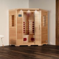Infrarotkabine REDSUN XXL - 150 x 150 cm für 4 Personen – Bild 2