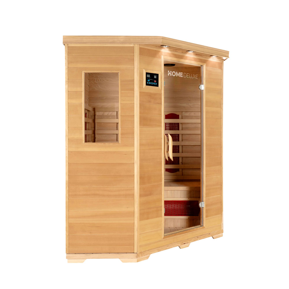 Infrarotkabine REDSUN XXL - 150 x 150 cm für 4 Personen – Bild 3