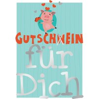 CACTUS Gutscheinkarte, Schweinchen