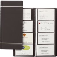 DURABLE Visitenkarten-Album VISIFIX, matte Folie, anthrazit