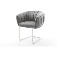 DELIFE Jada-Flex Freischwinger Grau – Bild 2