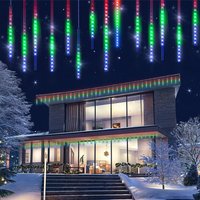 monzana® Lichterkette Weihnachten Diamantenregen Bunt