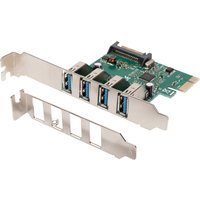DIGITUS USB 3.0 PCI-Express Karte, 4 Port, 5 GBit/Sek.
