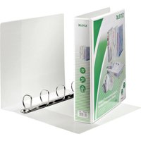 LEITZ Präsentations-Ringbuch, A4 Überbreite, weiß, 4 D-Ring
