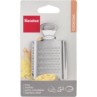 metaltex Ingwer-/Knoblauchreibe, Edelstahl, silber – Bild 2