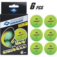 DONIC SCHILDKRÖT Tischtennisball, Glow in the dark, grün