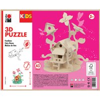 Marabu KiDS 3D Puzzle, Feenhaus, 43 Teile – Bild 2