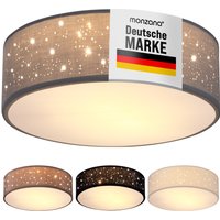 monzana 109409 Deckenlampe Grau Ø38cm
