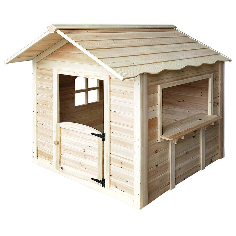 Spielhaus DER GROSSE PALAST - 106 x 111 cm Natur ohne Bank – Bild 5