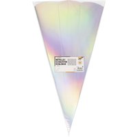 folia Metallic-Schultüten-Zuschnitt, 6-eckig, irisierend – Bild 2