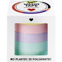 folia Deko-Klebeband Washi-Tape UNI PASTELL, 5er Set
