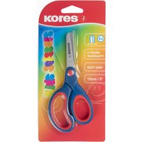 Kores Bastelschere mit Softgrip-Griff, rund, Länge: 130 mm – Bild 2