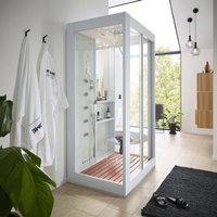 Home Deluxe 4260255472335 Dampfdusche Weiß – Bild 2