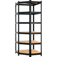 monzana Schwerlasteckregal 180x70x40cm Schwarz 875kg – Bild 2