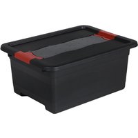 keeeper Aufbewahrungsbox, eckhart, 12 Liter, graphite/rot – Bild 2