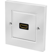 LogiLink Anschlussdose, HDMI Kupplung - HDMI Kupplung, weiß – Bild 2