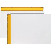 Hansa Klemmbrett, aus Aluminium, DIN A4 hoch, grau – Bild 2