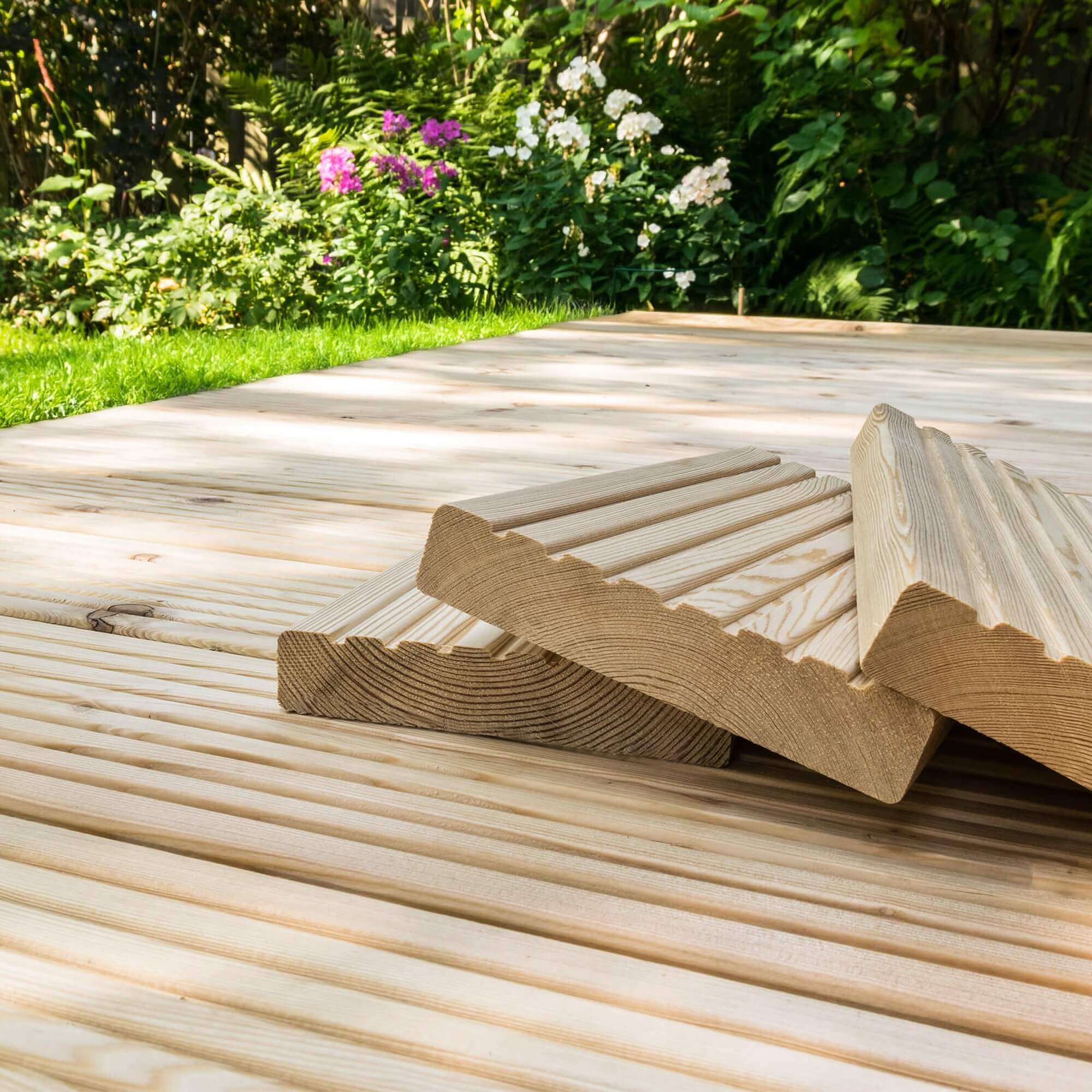 Terrassendielen Lärche Holz ARIS - Muster – Bild 5