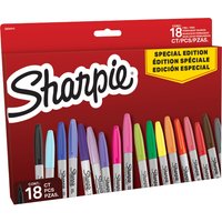 Sharpie Permanent-Marker FINE, 18er BIG PACK, Red – Bild 2