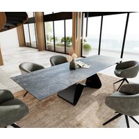 DELIFE Edge Esstisch Keramik Anthrazit