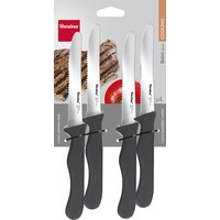 metaltex Brotzeitmesser Basic, schwarz, 4er Set – Bild 2