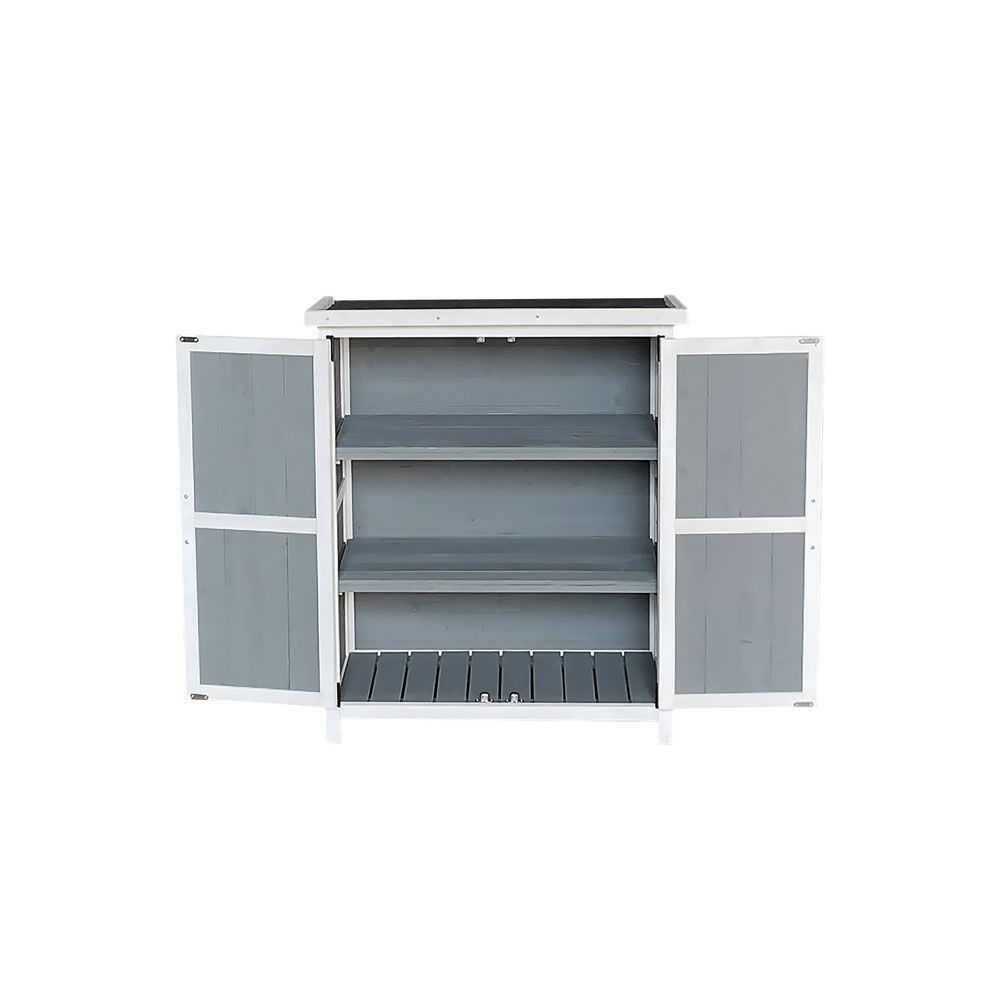 Gartenschrank aus Holz YANA - M – Bild 4