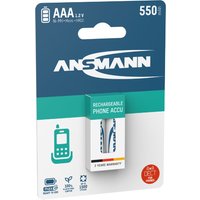ANSMANN maxE NiMH Akku, Micro AAA, 550 mAh, 2er Blister – Bild 2