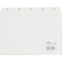 DURABLE Karteiregister A - Z, PP, A5 quer, weiß, 25-teilig – Bild 2