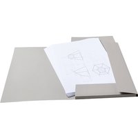 folia Zeichnungsmappe, aus Graupappe, DIN A3, grau – Bild 2