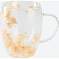 Doppelwand-Glastasse aus Borosilikatglas, ca. 300 ml