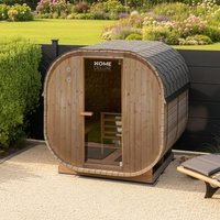 Outdoor Sauna CUBE XL - 194 x 220 cm für 6 Personen – Bild 2