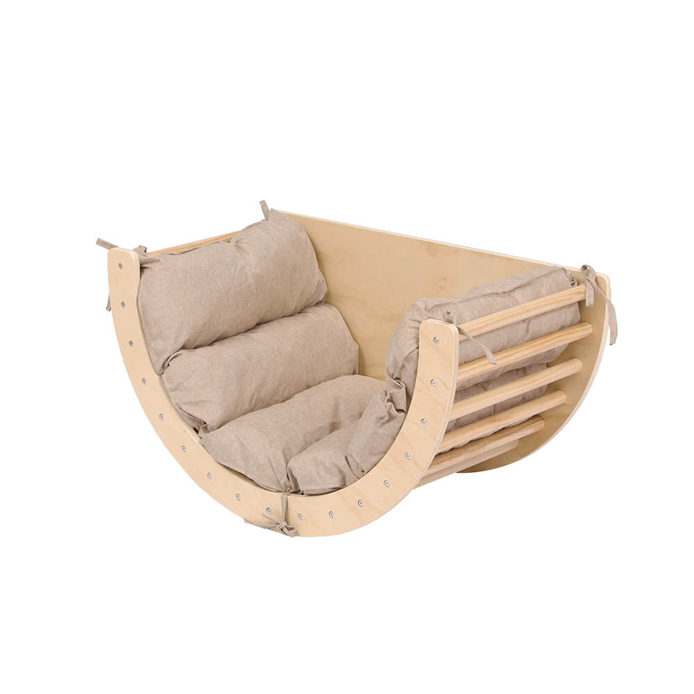 Home Deluxe 4058166441249 Kinderwippe Natur – Bild 6