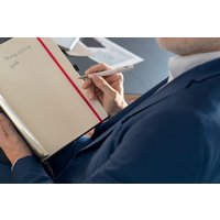 sigel Notizbuch Conceptum, DIN A4, liniert, schwarz/rot – Bild 2