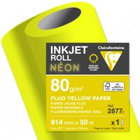 Clairefontaine Inkjet-Plotterrolle NEON, (B)914 mm x (L)50 m – Bild 2