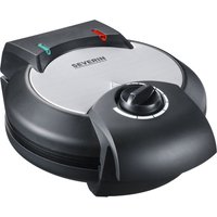 SEVERIN Waffeleisen WA 2103, 1300 Watt, Edelstahl / schwarz – Bild 2