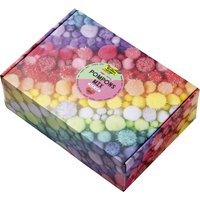 folia Pompons-Mix Pastell Jumbobox, 300 g, sortiert – Bild 2