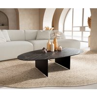 DELIFE Edge Couchtisch Oval Keramik