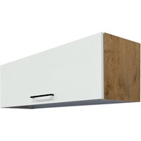 Hängeschrank Weiß/Braun 100x32x32cm