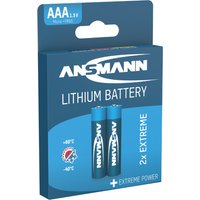 ANSMANN EXTREME LITHIUM Micro AAA (FR03), 1,5V, 2er-Blister