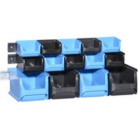 allit Sichtlagerkasten-Set ProfiPlus 1 2 3/17, blau/schwarz – Bild 2