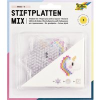 folia Bügelperlen Stiftplatten BASIC KLEIN, sortiert